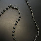 Santa Muerte Rosary / Black wood beads/ Rose scented / Handmade! / FREE SHIPPING!)