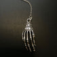 Santa Muerte pendulum Silver 7" inch / Handmade! / FREE SHIPPING!)