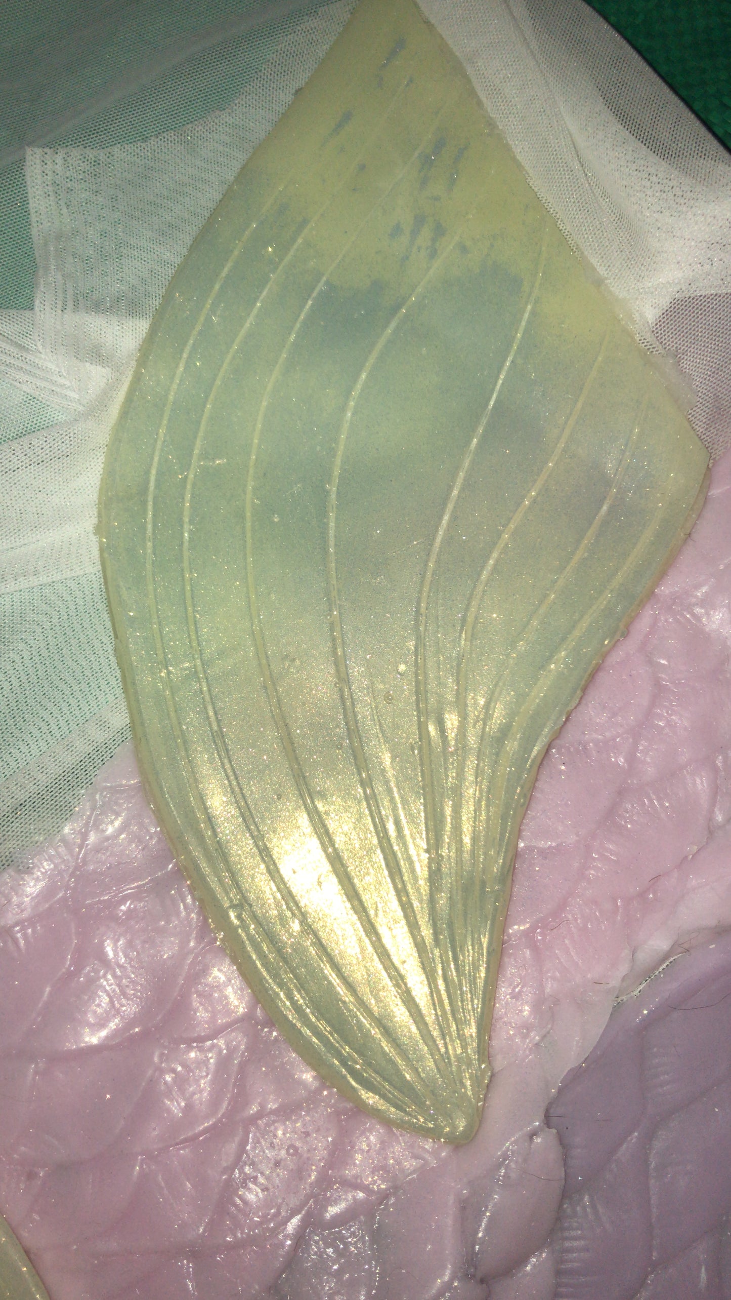 Custom made silicone mermaid fins